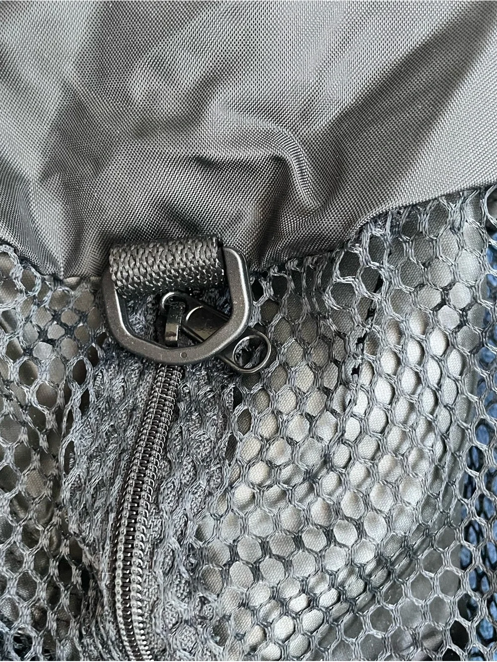 Black Mesh Carry Bag - beach dive pool laundry Tote 21” x 30”